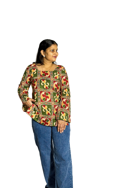Block Print Cotton Kurti
